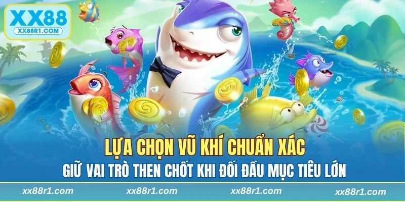 Lựa chọn vũ khí chuẩn xác khi đối đầu mục tiêu