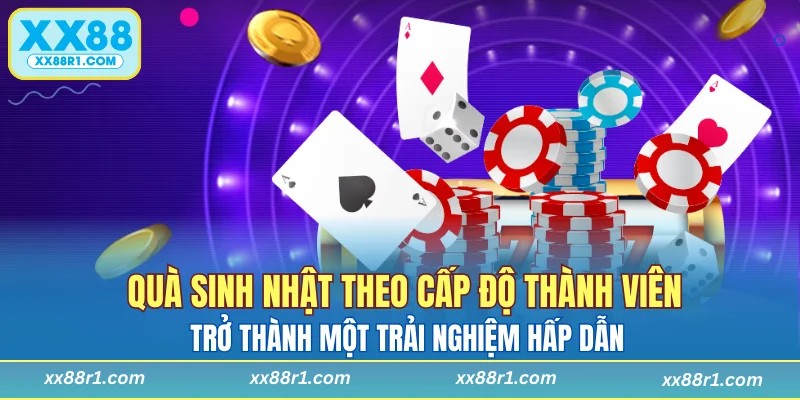 Quà sinh nhật theo cấp độ thành viên trở thành một trải nghiệm hấp dẫn
