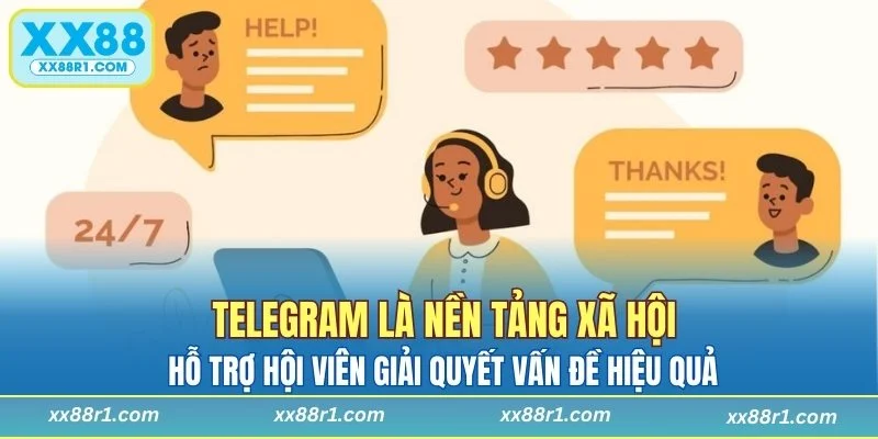 Telegram hỗ trợ giải quyết vấn đề hiệu quả